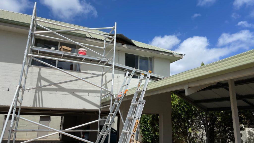 Rusty gutter replacement in Churchlands