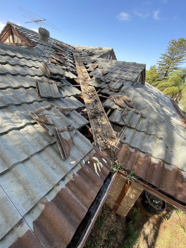 Rain Water Roof Leak repair in Mosman Park